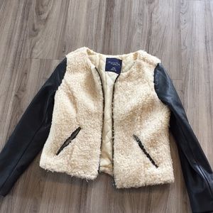 Faux fur jacket